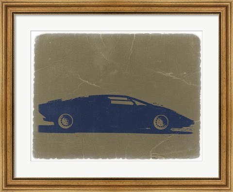 Framed Lamborghini Countach Print