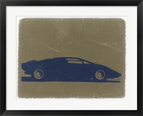 Framed Lamborghini Countach Print