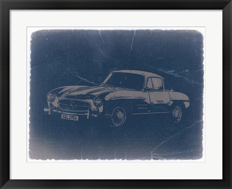 Framed Mercedes Benz 300 Sl Print