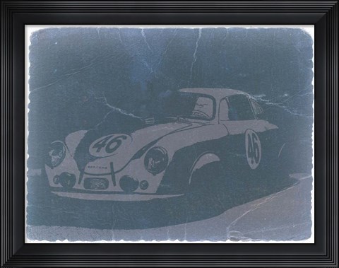 Framed Porsche 356 Coupe Front Print