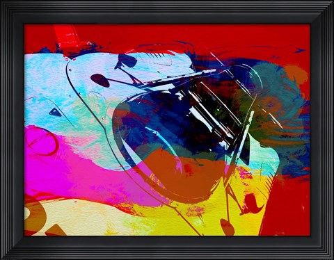 Framed Porsche Watercolor Print