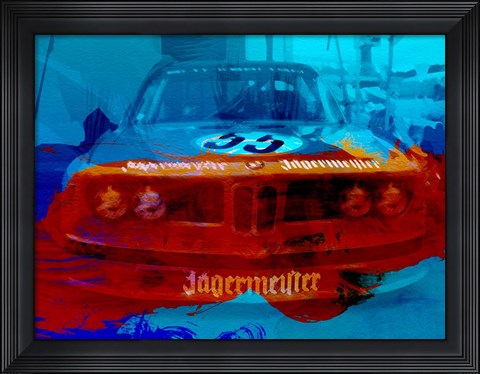 Framed BMW Jagermeister Print
