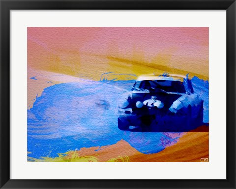 Framed 911 On The Racetrack Print