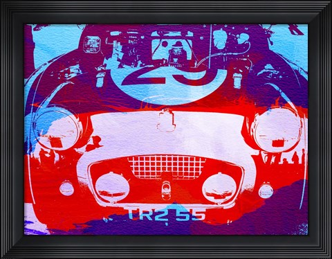Framed Racing Bug Eye Print