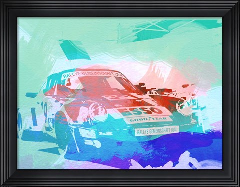 Framed 911 Before The Race Print