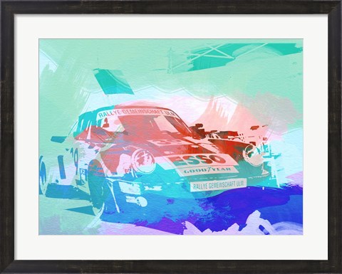Framed 911 Before The Race Print