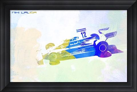 Framed Niki Lauda Print