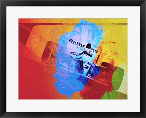 Framed F1 Racing Print