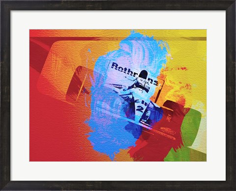 Framed F1 Racing Print