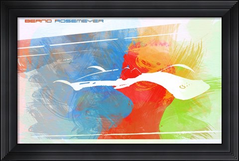 Framed Bernd Rosemeyer 2 Print