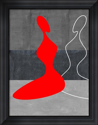 Framed Red Grill Print