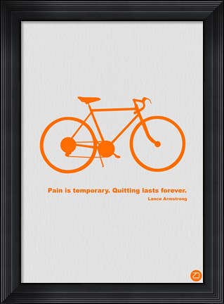 Framed Keep The Wheels Turning 2 Print