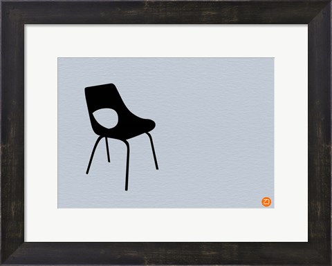 Framed Black Chair Print