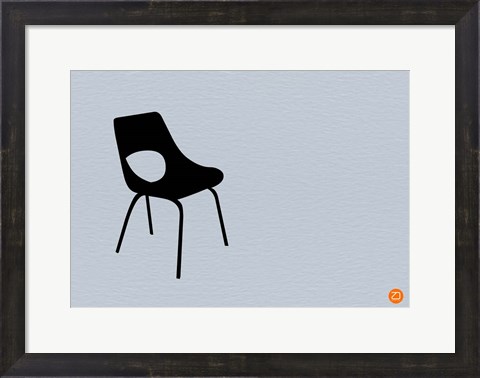 Framed Black Chair Print