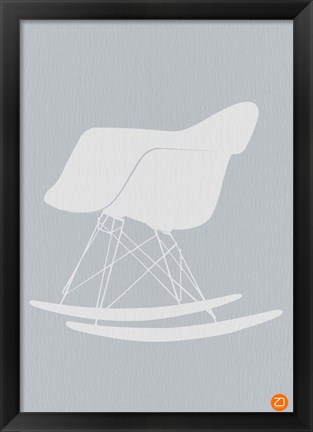 Framed Eames Rocking Chair 1 Print