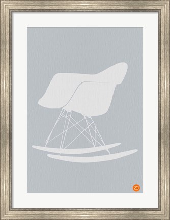 Framed Eames Rocking Chair 1 Print