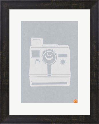 Framed White Polaroid Camera Print