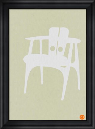 Framed Wooden Chair Print