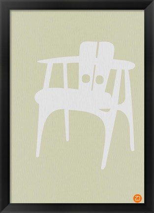 Framed Wooden Chair Print