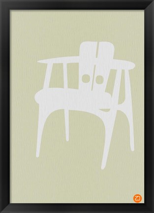 Framed Wooden Chair Print