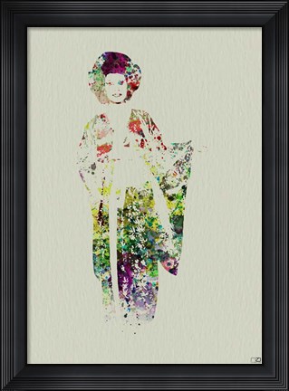 Framed Kimono Dancer 1 Print