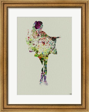 Framed Kimono Dancer 2 Print