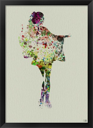 Framed Kimono Dancer 2 Print