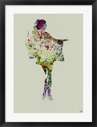 Framed Kimono Dancer 2 Print