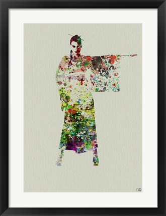 Framed Kimono Dancer 4 Print