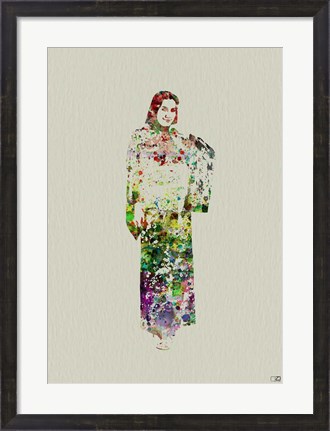 Framed Kimono Dancer 5 Print