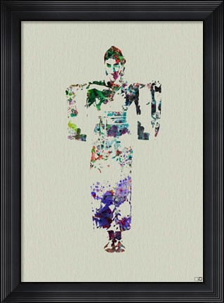 Framed Kimono Dancer 7 Print