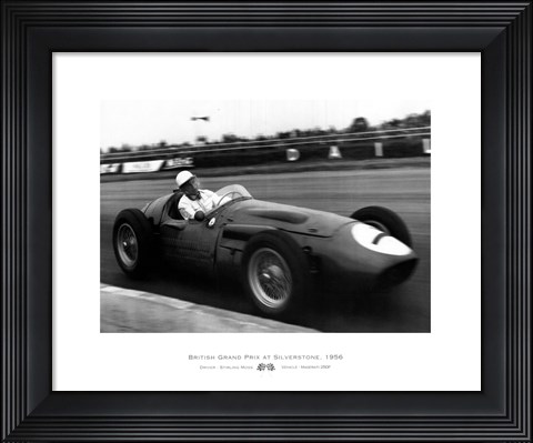 Framed A. Smith - British Grand Prix-Silverstone-&#39;56 Print