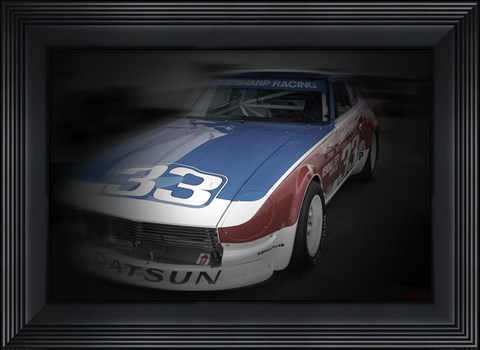 Framed Nissan Dutsun Racing Colors Print