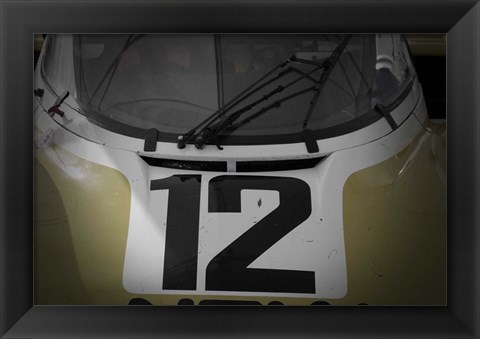 Framed Racing number Print