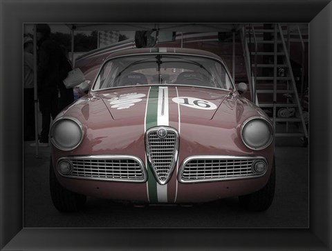 Framed Racing Alfa Romeo Print