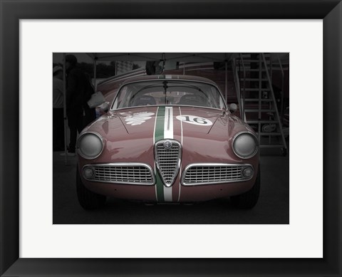 Framed Racing Alfa Romeo Print