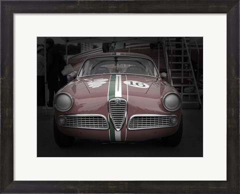 Framed Racing Alfa Romeo Print