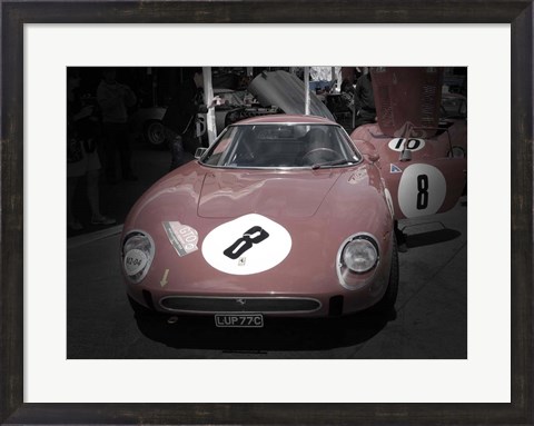 Framed Ferrari Before the Race Print
