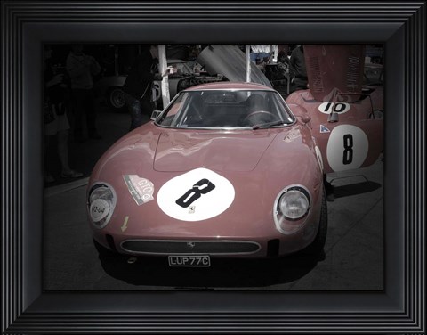 Framed Ferrari Before the Race Print