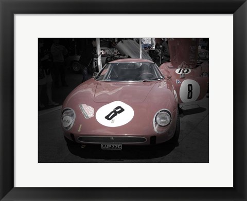 Framed Ferrari Before the Race Print