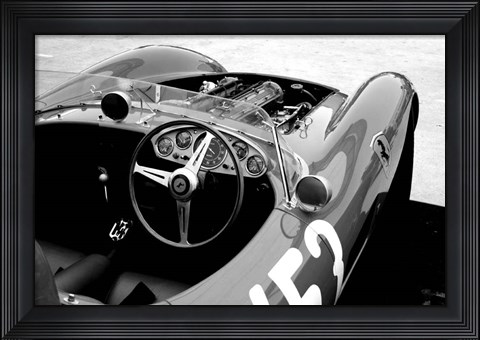 Framed Ferrari Cockpit 1 Print