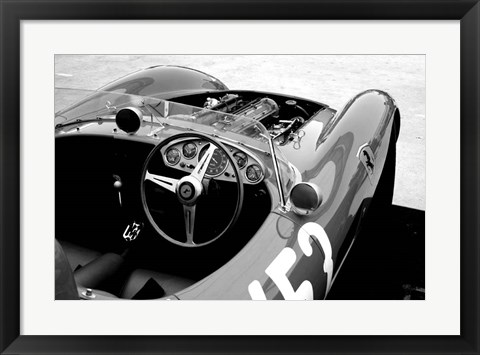 Framed Ferrari Cockpit 1 Print