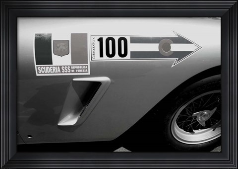 Framed Laguna Seca Pits 2 Print
