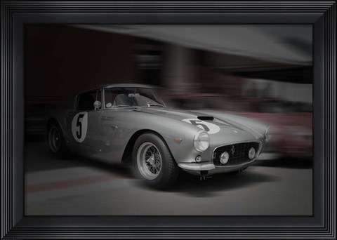 Framed Ferrari 250 GTB Before The Race Print