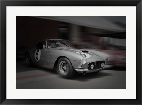 Framed Ferrari 250 GTB Before The Race Print