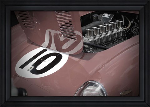 Framed Ferrari Open Hood Print