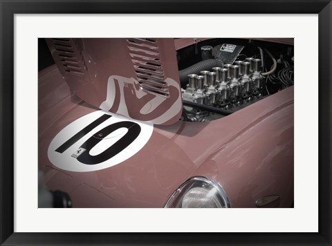 Framed Ferrari Open Hood Print