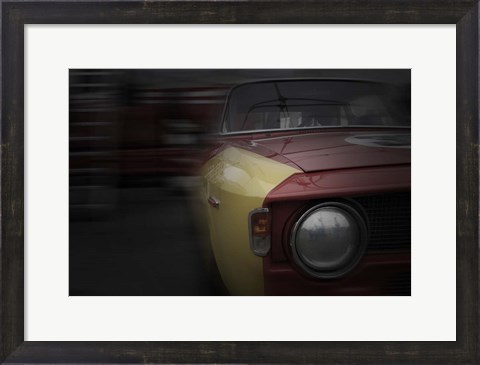 Framed Alfa Romeo GTV Front Print