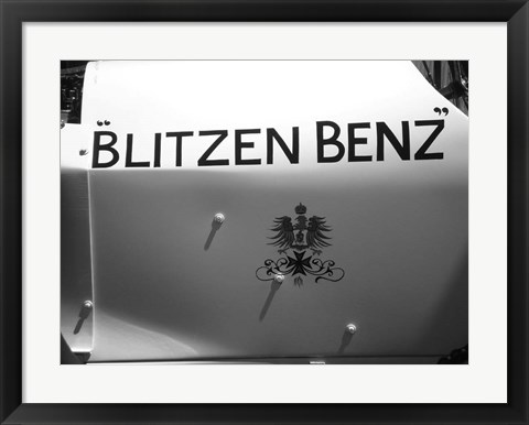 Framed Blitzen Benz Print