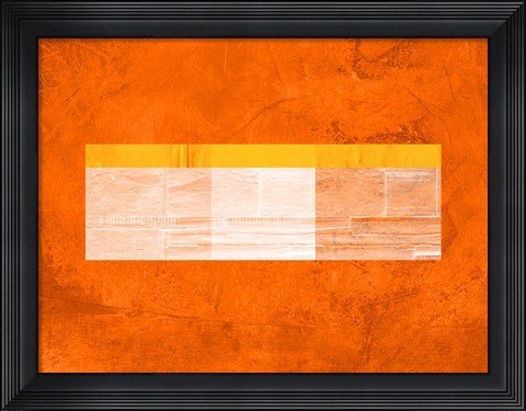 Framed Orange Paper 3 Print